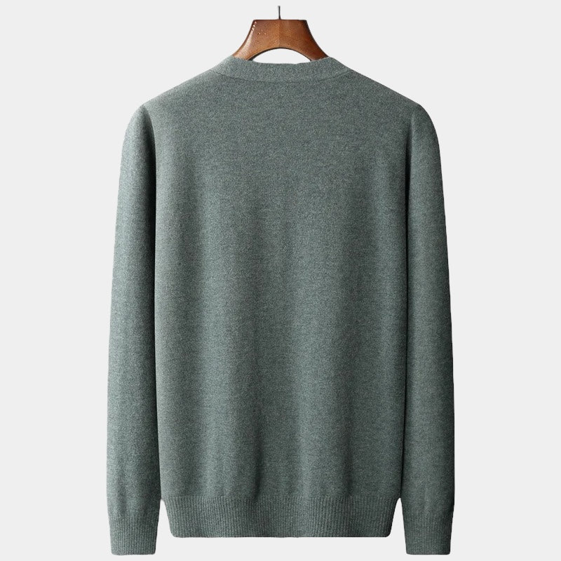 Edward | OLD MONEY Merino Wool Cardigan Sweater