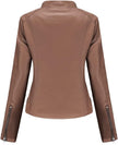 Mia – Women’s Leather Jacket Stylish Biker | Classic Moto Coat 8