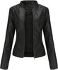 Mia – Women’s Leather Jacket Stylish Biker | Classic Moto Coat 25