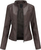 Mia – Women’s Leather Jacket Stylish Biker | Classic Moto Coat 30