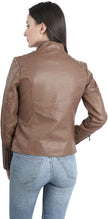 Mia – Women’s Leather Jacket Stylish Biker | Classic Moto Coat 12
