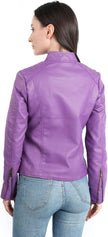 Mia – Women’s Leather Jacket Stylish Biker | Classic Moto Coat 24