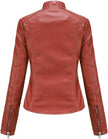 Mia – Women’s Leather Jacket Stylish Biker | Classic Moto Coat 2