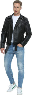 Ethan – Men's Leather Jacket + Stylish Biker Coat | Motorcycle 9