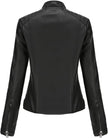 Mia – Women’s Leather Jacket Stylish Biker | Classic Moto Coat 26