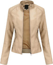 Mia – Women’s Leather Jacket Stylish Biker | Classic Moto Coat 13