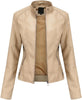 Mia – Women’s Leather Jacket Stylish Biker | Classic Moto Coat 13