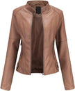 Mia – Women’s Leather Jacket Stylish Biker | Classic Moto Coat 7