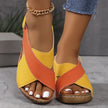 FJØRNA Ainsley Supreme Comfort Orthopedic Sandal featuring cushioned footbed and supportive straps in neutral tones