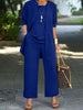 Nora | Stylish Solid Color Three-Piece Ensemble