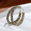 Chic, Opulent, and Radiant Hoop Earrings
