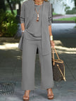 Nora | Stylish Solid Color Three-Piece Ensemble