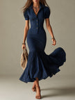 Striped Maxi Dress | Evening Dress
