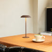 Iron Elegance Rechargeable Touch Lamp – Warm LED Light with Sturdy Metal Construction