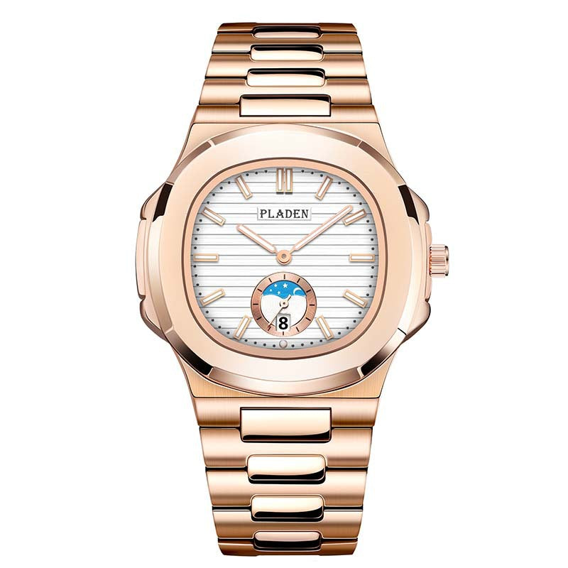 Waterproof Quartz Watch Stainless Steel