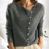 Soft Knit Cardigan Sweater White - 3