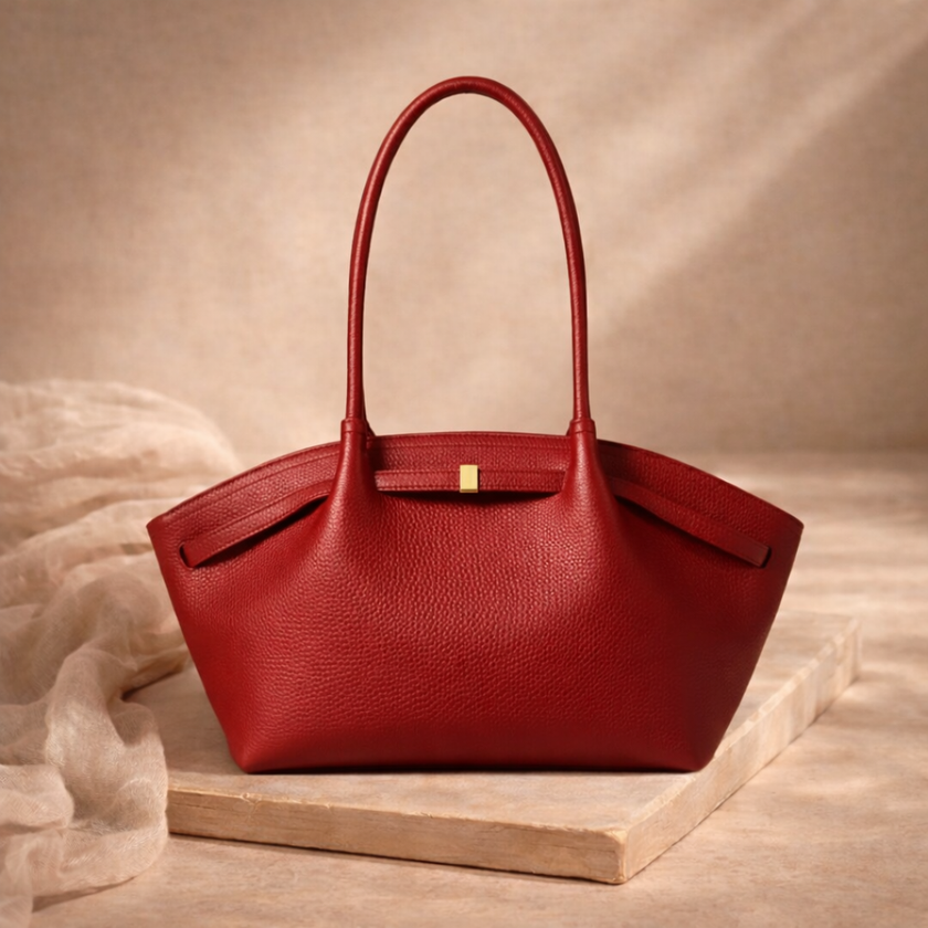 FJØRNA large women’s travel tote bag with spacious interior, sturdy handles, and stylish design for versatile use.