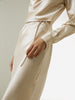 Silje | Stand Collar Silk Dress