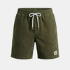 Men's corduroy shorts with drawstring waist from FJØRNA, featuring a casual fit and textured fabric in neutral tones.