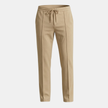 FJØRNA men's straight leg trousers with drawstring, relaxed fit, comfortable casual pants, shown in neutral color.
