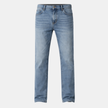 Men's lightweight casual straight-leg jeans by FJØRNA, showing classic denim style and fit in a relaxed pose.