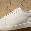 FJØRNA men's breathable leather trainers shoes with sleek design and comfortable fit, ideal for casual and everyday wear.