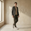 FJØRNA men's breathable mesh trainers, lightweight athletic shoes with ventilation for comfortable active wear.