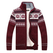 Oliver – Christmas Jumper Mens - Cozy Velvet | Cardigan 1