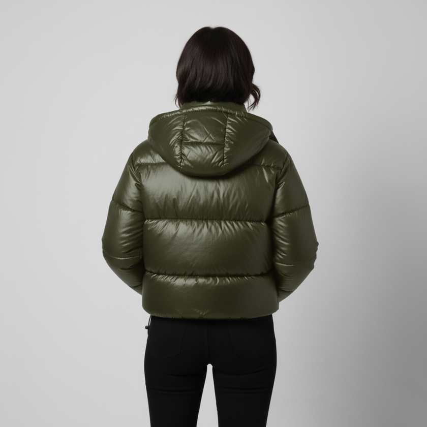 Women’s Puffer Jacket | Seasonal Hooded Look