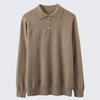 Jack | Men’s Long Sleeve Polo Navy Merino-Style