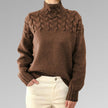 Cozy Turtleneck Sweater Cable Knit - 3