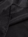 FJØRNA black chiffon sleeveless blouse for women with high neck, elegant and lightweight top for stylish occasions