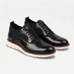 FJØRNA men's leather lace-up dress shoes with polished finish and classic design, suitable for formal wear