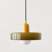 Colorful Glass Pendant Lamp with Adjustable Suspension