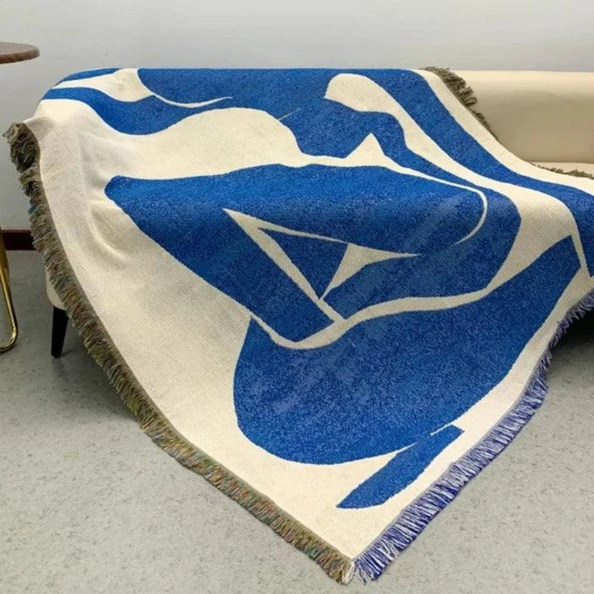 Artistic Woven Throw Blanket