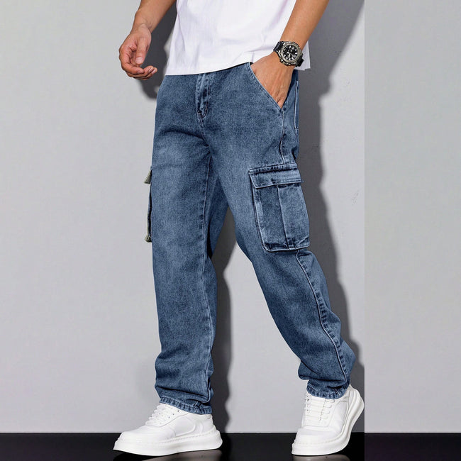 Elastic Ankle Jeans Light Blue