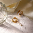 Uneven Pearl Drop Earrings
