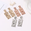 Artistic Long Folded Earrings