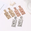 Artistic Long Folded Earrings
