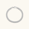 Clara | Elegant 14K Gold Herringbone Chain Bracelet