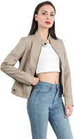 Mia – Women’s Leather Jacket Stylish Biker | Classic Moto Coat 16