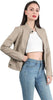 Mia – Women’s Leather Jacket Stylish Biker | Classic Moto Coat 16