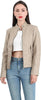 Mia – Women’s Leather Jacket Stylish Biker | Classic Moto Coat 15