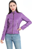 Mia – Women’s Leather Jacket Stylish Biker | Classic Moto Coat 23