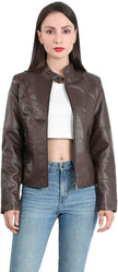 Mia – Women’s Leather Jacket Stylish Biker | Classic Moto Coat 32
