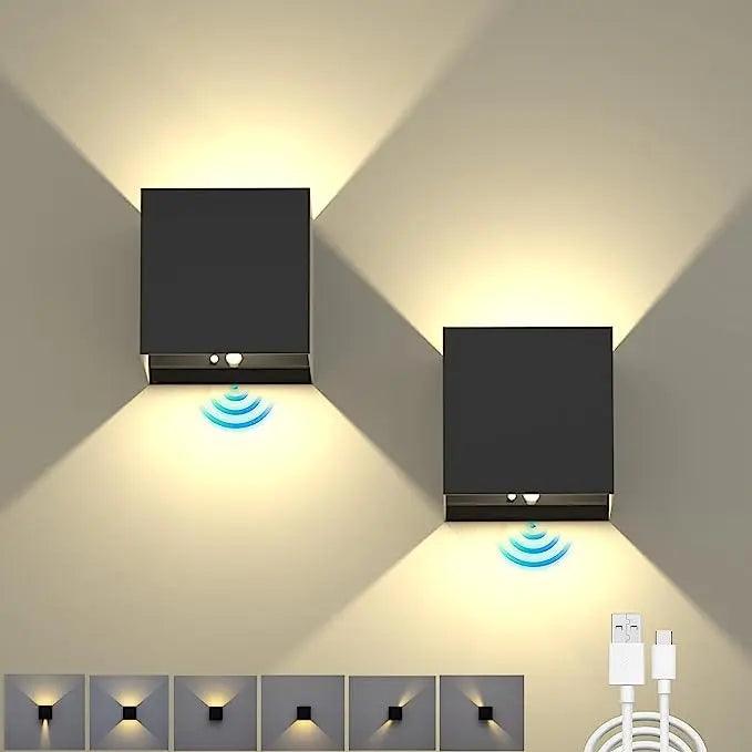 Endless Cube | Cordless Wall Light with Rechargeable Battery