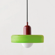 Colorful Glass Pendant Lamp with Adjustable Suspension