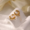 Uneven Pearl Drop Earrings