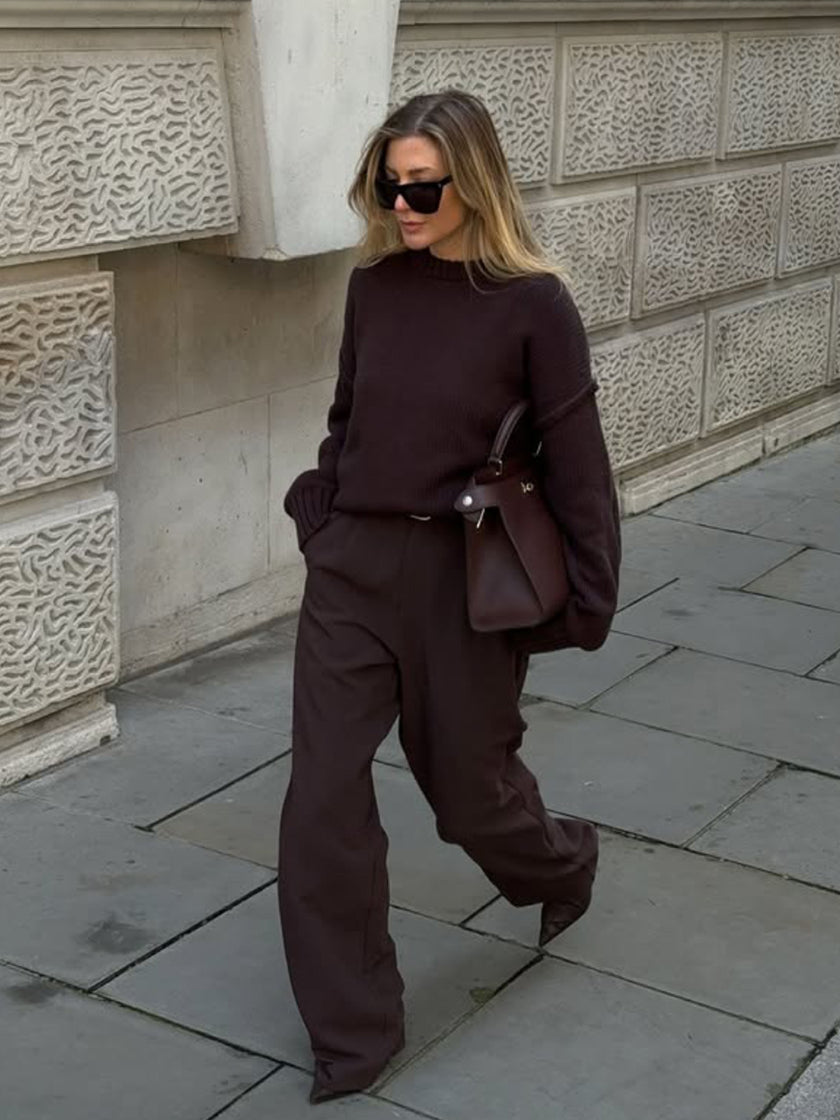 Casual Knitted Sweater White