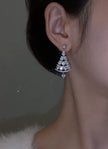Versatile Christmas Tree Fashion Earrings
